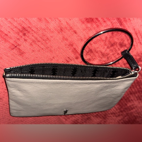 Thacker NY Gia TopZip Leather Clutch Ring Bag - Picture 8 of 11